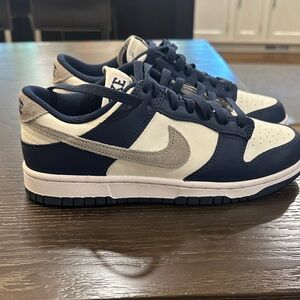 Nike Midnight Blue, white and grey Sneakers.  Worn twice.
